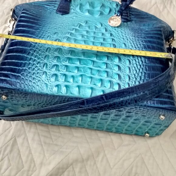 BRAHMIN LARGE OMBRE SATCHEL BAG - Picture 3 of 16